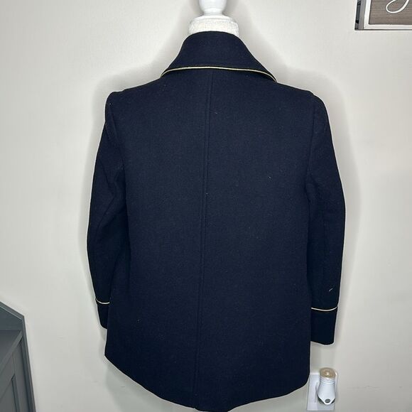 ZARA NAUTICAL BREASTED COAT JACKET NWT size M - Picture 11 of 13
